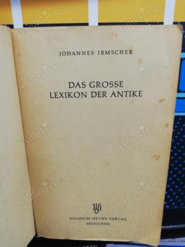 DAS GROBE LEXIKON DER ANTIKE