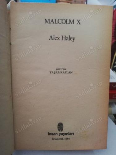 MALCOLM X (Ciltli)