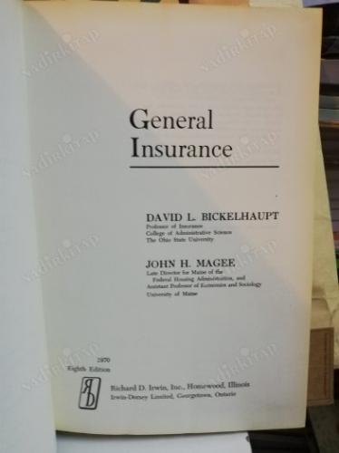 General Insurance (Irwin Series in Insurance and Economic Security)