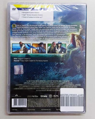 Karayip Korsanları Gizemli Denizlerde DVD Film SIFIR AMBALAJINDA ( Pirates of the Caribbean - On Stranger Tides )