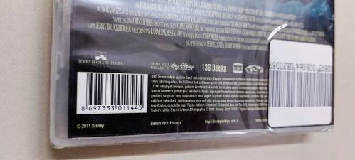 Karayip Korsanları Gizemli Denizlerde DVD Film SIFIR AMBALAJINDA ( Pirates of the Caribbean - On Stranger Tides )