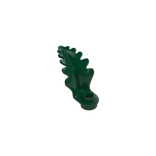 Lego® 2682 Bitki - Plaka Yuvarlak 1x1 Kavisli, Dik Yapraklı (Koyu Yeşil)