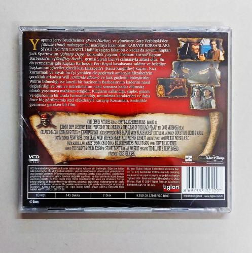 Karayip Korsanları Siyah İnci'nin Laneti VCD Film SIFIR AMBALAJINDA ( Pirates of the Caribbean - The Curse of the Black Pearl )
