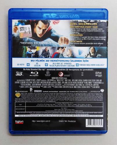 Man of Steel ( Superman ) 2 Diskli Özel Baskı Blu-ray Film