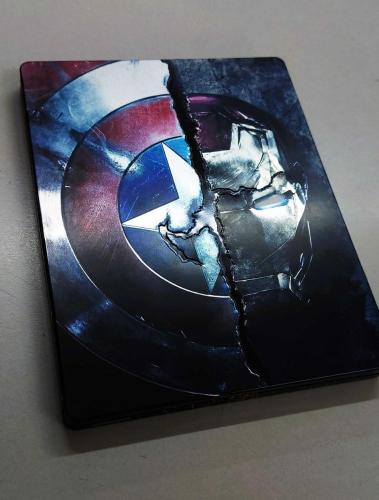 Marvel The First Avenger Civil War Steelbook Blu-ray Film ( Kaptan Amerika - Kahramanların Savaşı )
