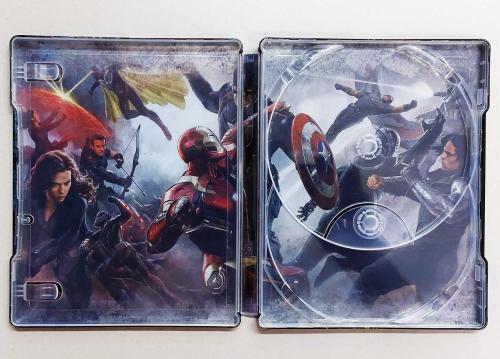 Marvel The First Avenger Civil War Steelbook Blu-ray Film ( Kaptan Amerika - Kahramanların Savaşı )