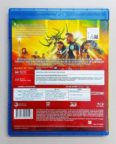 Marvel Thor Ragnarok - 2 Diskli Özel Baskı Blu-ray Film