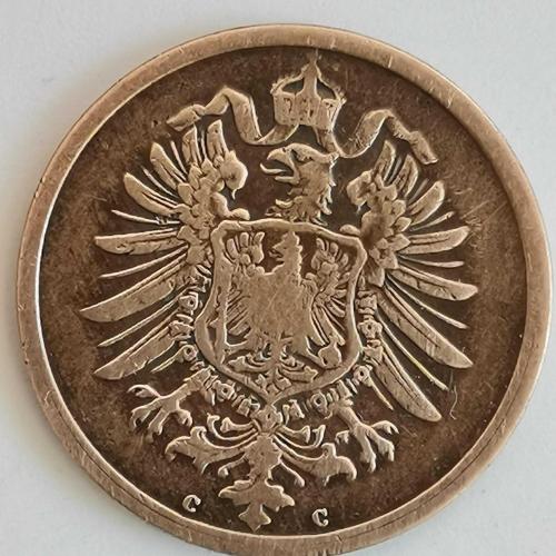 ALMANYA  1874  C    2 PFENNIG