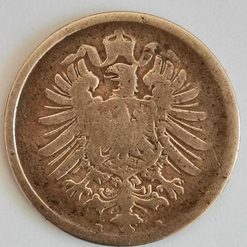 ALMANYA  1874  B    2 PFENNIG