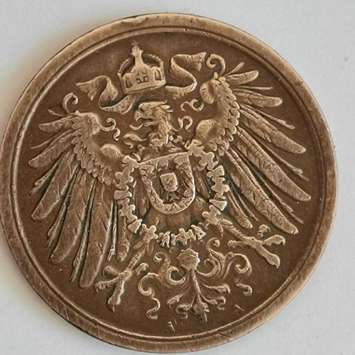 ALMANYA  1904 A     2 PFENNIG
