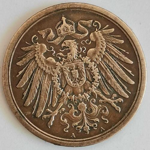 ALMANYA  1905  A     2 PFENNIG