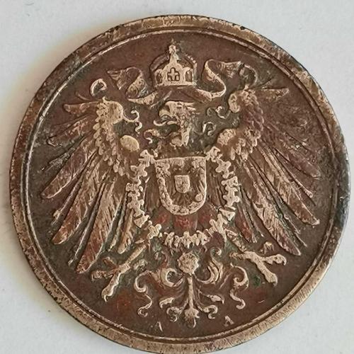 ALMANYA  1912 A     2  PFENNIG