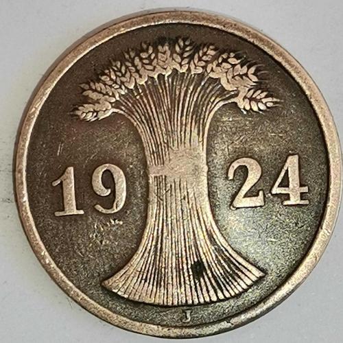 ALMANYA  1924  J     2  RENTENPFENNIG