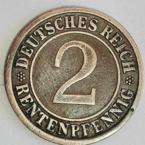 ALMANYA  1924  J     2  RENTENPFENNIG