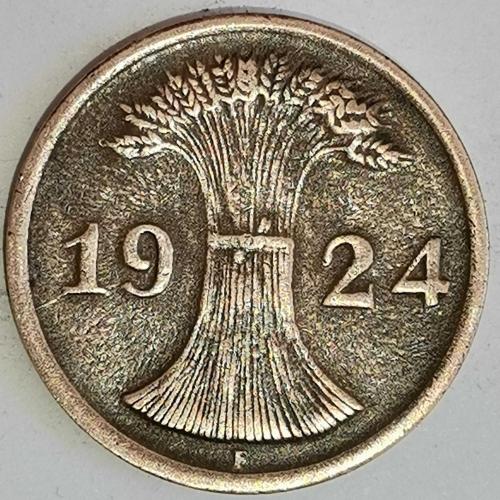 ALMANYA  1924  F     2  RENTENPFENNIG
