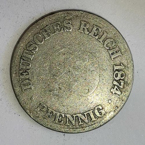 ALMANYA  1874 C    10 PFENNIG
