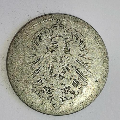 ALMANYA  1875  J    10 PFENNIG