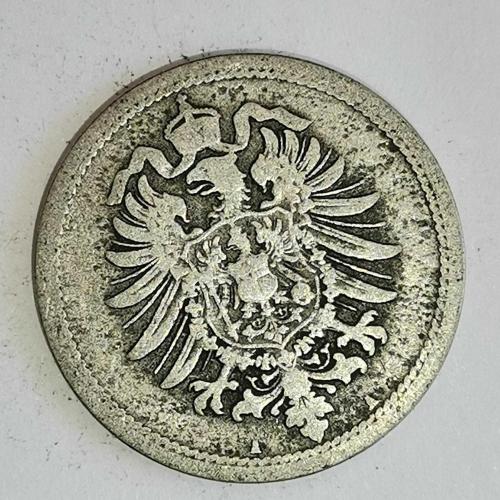 ALMANYA  1876 A    10 PFENNIG