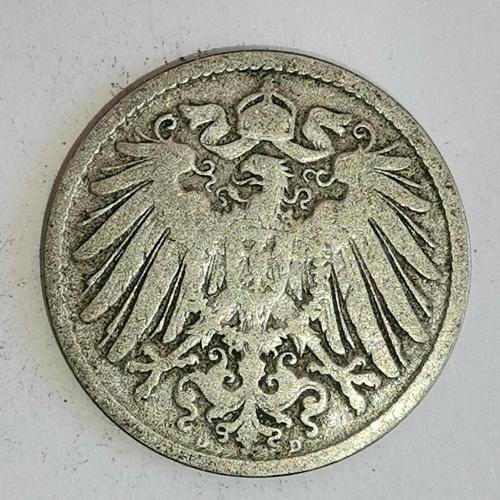 ALMANYA  1891 D    10 PFENNIG