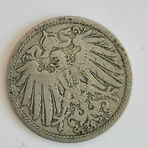 ALMANYA  1893 A     10 PFENNIG