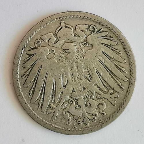 ALMANYA  1898 A     10 PFENNIG