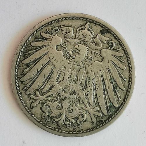 ALMANYA  1900 F     10 PFENNIG