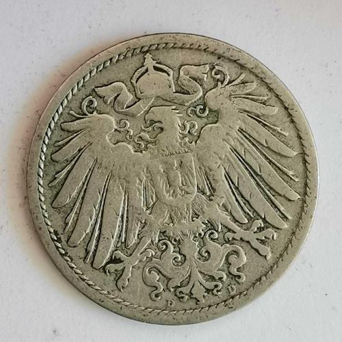 ALMANYA  1900 D     10 PFENNIG