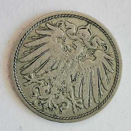 ALMANYA  1901 A     10 PFENNIG