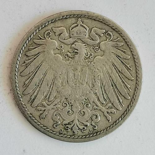ALMANYA  1902  J     10 PFENNIG