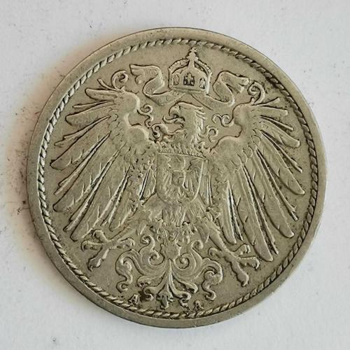 ALMANYA  1906 A    10 PFENNIG