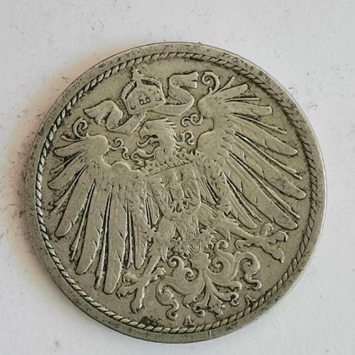 ALMANYA  1907 A    10 PFENNIG