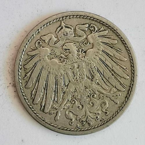 ALMANYA  1910 A    10 PFENNIG