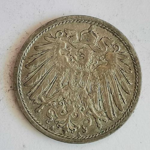 ALMANYA  1911 A    10 PFENNIG