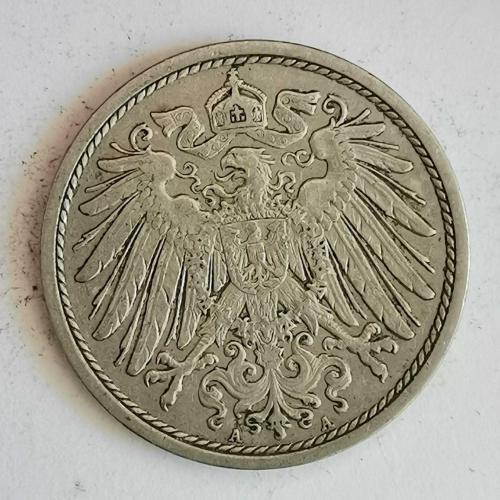ALMANYA  1912 A    10 PFENNIG