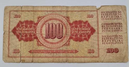 YUGOSLAVYA  1965  100 DİNAR