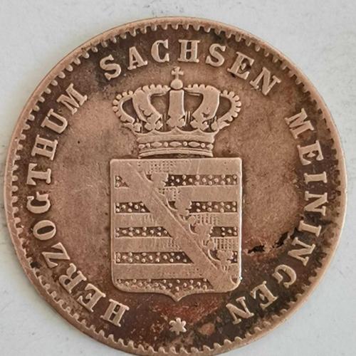 SAKSONYA  - MEININGEN  1868   2  PFENING