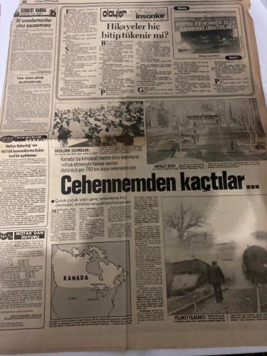HÜRRİYET GAZETESİ - DOĞUM GÜNÜ HEDİYESİ (TURKISH NEWSPAPPER) - 15 KASIM 1979 - SADECE DÖRT SAYFADIR -Bülent Ecevit-Mataracı-Orgeneral Evren-Abdül Hasan Beni Sadr-Mehdi Bazargan-Tahir Boya-Murat Coşkun-Talat Coşkun-Sani Müfit Erbilgin-Tevfik Taşçı-Fahri S. Korutürk-Fikret Mutlu-Sabahattin Elçiye-Şükrüye Güreş-Mustafa Göreş-Oruç Muradoğlu-İltem ve Gölden-Bahattin Gören-Selahattin Yıldız-Haydar Dümen-Hasan Pulur-Vildan Coşkun-Vahibe Yüksel-Faruk Fehmi Özçelik-Mustafa Bayazit-Tuna Köprülü-Doğan Uluç-William Cooksen-Hüseyin Özkan-Sabri Kunt-Nevzat Özkan-Hikmet Özkan-Güler Gül-Yeraltında 47 örgüt çalışıyor-Varlıkta yokluk çekmişiz-İran OPEC’i Amerika’yı boykota çağırıyor-İran’ın yeni güçlü adamı Abdül Hasan Beni Sadr-Devrim petrol piyasasını allak bullak etti-Cehennemden kaçtılar-Hikayeler hiç bitip tükenir mi-Akıncılar ülkücüler ile çatıştı 4 yaralı-TÖB-DER’liler birkaç suçtan yargılanacak-Almanya’dan izinli gelen işçi kız otosuyla kayboldu-Mataracı giderayak polisini gümrük müdürü yapmak i
