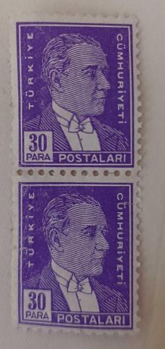 LOT.13 » 1936 _ üçüncü  Atatürk 30p. Mnh per