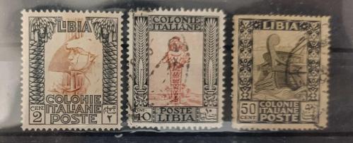 LOT.10 » İtalyan işgalindeki LIBYA 1921_ damgalı pullar