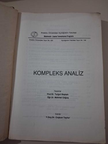 ANADOLU ÜNİVERSİTESİ / MATEMATİK Lisans Tamamlama Programı ( KOMPLEKS ANALİZ /ANALİZ /BİLGİSAYAR PROGRAMLAMA /OLASILIK VE İSTATİSTİK / SOYUT CEBİR...)