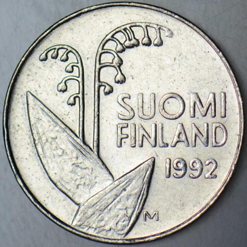 FİNLANDİYA 10 PENNİ 1992.