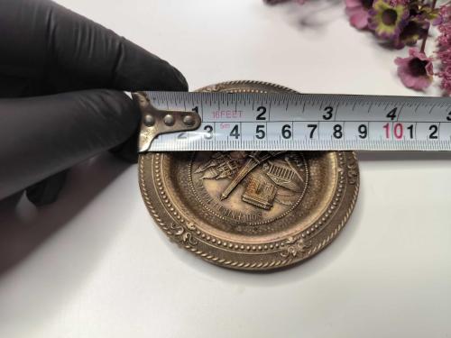 Eskilerden paris Eyfel Kulesi Metal Tabak - Fransız HEdiyelik