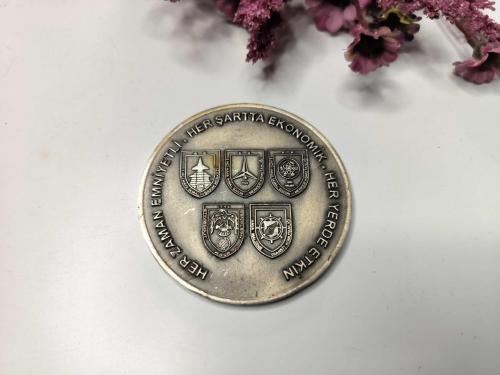 Hava Lojistik Komutanlığı Metal Madalyon - Eskeri Plaket Madalyon
