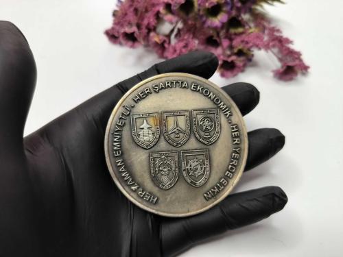 Hava Lojistik Komutanlığı Metal Madalyon - Eskeri Plaket Madalyon