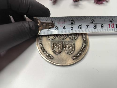 Hava Lojistik Komutanlığı Metal Madalyon - Eskeri Plaket Madalyon