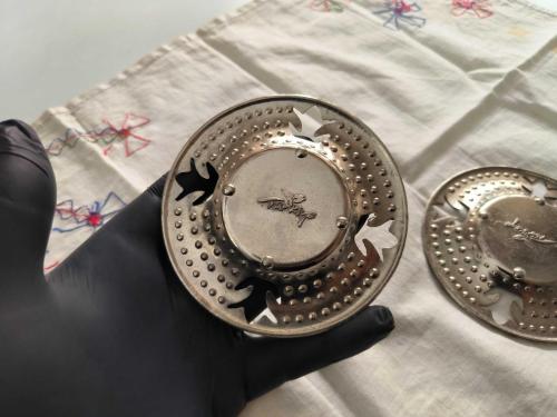 Çay Tabağı - Metal Çay Bardağı Tabağı - 2 ADET