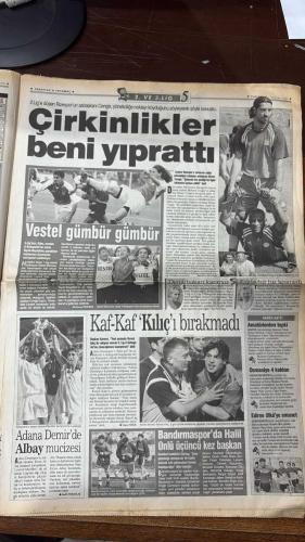 FOTOMAÇ SPOR GAZETESİ - TURKISH NEWSPAPER - DOĞUM GÜNÜ HEDİYESİ  - EKSİKSİZ TAM TAKIM GAZETE -1 HAZİRAN 2002  AZİZ YILDIRIM - WERNER LORANT - OĞUZ ÇETİN - TERİM - ÜMİT KARAN - CİHAN - MURAT - MÜSLİM - HAKAN ŞÜKÜR - İLHAN MANSIZ - HASAN ŞAŞ - ROBERTO CARLOS - SCOLARI - EMRE BELÖZOĞLU - RONALDO - VIERI - SELÇUK MANAV - ŞAFAK KAYARLAR - DOĞAN KÖLOĞLU - HASMET BABAOĞLU - LEVENT TÜZEMEN - FATİH DOĞAN - MEHMET CANSUN  F.BAHÇE’DE TARİHİ GÜN - YENİLER DE BİR YILDIZ - DARISI BAŞIMIZA - KUPAYI KİM ALACAK - ZIDANE’SIZLIK - FRANSA SENEGAL’E YENİLDİ - HAKAN’LA FIRTINA GİBİ ESERİZ - SAKIN OYUNA GELMEYİN - SCOLARI TEDİRGİN - CARLOS YİNE UÇUŞTA - ÇİN’DE 11 BELLİ OLDU - HAKAN’LA COŞACAĞIZ - AVANTAJIMIZ - EMRE’DEN RONALDO’YA JEST - ABDULLAH VE ARİF: ÇEKİNMİYORUZ - MİLLİ TAKIM KAMPI - BÜTÜN KALPLER SİZİNLE HAYDİ TÜRKİYE  FENERBAHÇE - GALATASARAY - BEŞİKTAŞ - MİLLİ TAKIM - SENEGAL - FRANSA - BREZİLYA - ALMANYA - SUUDİ ARABİSTAN - URUGUAY - DANİMARKA - İRLANDA - KAMERUN - ÇİN - KOSTA RİKA - INTER - LAZIO -