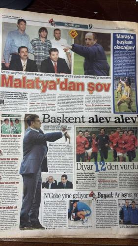 FOTOMAÇ SPOR GAZETESİ - TURKISH NEWSPAPER - DOĞUM GÜNÜ HEDİYESİ  - EKSİKSİZ TAM TAKIM GAZETE -1 HAZİRAN 2002  AZİZ YILDIRIM - WERNER LORANT - OĞUZ ÇETİN - TERİM - ÜMİT KARAN - CİHAN - MURAT - MÜSLİM - HAKAN ŞÜKÜR - İLHAN MANSIZ - HASAN ŞAŞ - ROBERTO CARLOS - SCOLARI - EMRE BELÖZOĞLU - RONALDO - VIERI - SELÇUK MANAV - ŞAFAK KAYARLAR - DOĞAN KÖLOĞLU - HASMET BABAOĞLU - LEVENT TÜZEMEN - FATİH DOĞAN - MEHMET CANSUN  F.BAHÇE’DE TARİHİ GÜN - YENİLER DE BİR YILDIZ - DARISI BAŞIMIZA - KUPAYI KİM ALACAK - ZIDANE’SIZLIK - FRANSA SENEGAL’E YENİLDİ - HAKAN’LA FIRTINA GİBİ ESERİZ - SAKIN OYUNA GELMEYİN - SCOLARI TEDİRGİN - CARLOS YİNE UÇUŞTA - ÇİN’DE 11 BELLİ OLDU - HAKAN’LA COŞACAĞIZ - AVANTAJIMIZ - EMRE’DEN RONALDO’YA JEST - ABDULLAH VE ARİF: ÇEKİNMİYORUZ - MİLLİ TAKIM KAMPI - BÜTÜN KALPLER SİZİNLE HAYDİ TÜRKİYE  FENERBAHÇE - GALATASARAY - BEŞİKTAŞ - MİLLİ TAKIM - SENEGAL - FRANSA - BREZİLYA - ALMANYA - SUUDİ ARABİSTAN - URUGUAY - DANİMARKA - İRLANDA - KAMERUN - ÇİN - KOSTA RİKA - INTER - LAZIO -