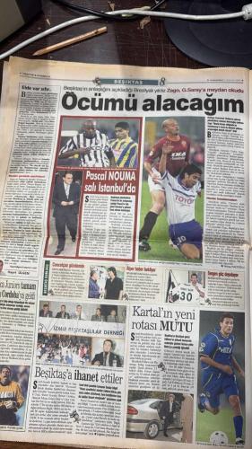 FOTOMAÇ SPOR GAZETESİ - TURKISH NEWSPAPER - DOĞUM GÜNÜ HEDİYESİ  - EKSİKSİZ TAM TAKIM GAZETE -1 HAZİRAN 2002  AZİZ YILDIRIM - WERNER LORANT - OĞUZ ÇETİN - TERİM - ÜMİT KARAN - CİHAN - MURAT - MÜSLİM - HAKAN ŞÜKÜR - İLHAN MANSIZ - HASAN ŞAŞ - ROBERTO CARLOS - SCOLARI - EMRE BELÖZOĞLU - RONALDO - VIERI - SELÇUK MANAV - ŞAFAK KAYARLAR - DOĞAN KÖLOĞLU - HASMET BABAOĞLU - LEVENT TÜZEMEN - FATİH DOĞAN - MEHMET CANSUN  F.BAHÇE’DE TARİHİ GÜN - YENİLER DE BİR YILDIZ - DARISI BAŞIMIZA - KUPAYI KİM ALACAK - ZIDANE’SIZLIK - FRANSA SENEGAL’E YENİLDİ - HAKAN’LA FIRTINA GİBİ ESERİZ - SAKIN OYUNA GELMEYİN - SCOLARI TEDİRGİN - CARLOS YİNE UÇUŞTA - ÇİN’DE 11 BELLİ OLDU - HAKAN’LA COŞACAĞIZ - AVANTAJIMIZ - EMRE’DEN RONALDO’YA JEST - ABDULLAH VE ARİF: ÇEKİNMİYORUZ - MİLLİ TAKIM KAMPI - BÜTÜN KALPLER SİZİNLE HAYDİ TÜRKİYE  FENERBAHÇE - GALATASARAY - BEŞİKTAŞ - MİLLİ TAKIM - SENEGAL - FRANSA - BREZİLYA - ALMANYA - SUUDİ ARABİSTAN - URUGUAY - DANİMARKA - İRLANDA - KAMERUN - ÇİN - KOSTA RİKA - INTER - LAZIO -