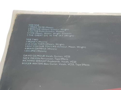 PINK FLOYD: THE DARK SIDE OF THE MOON LP PLAK